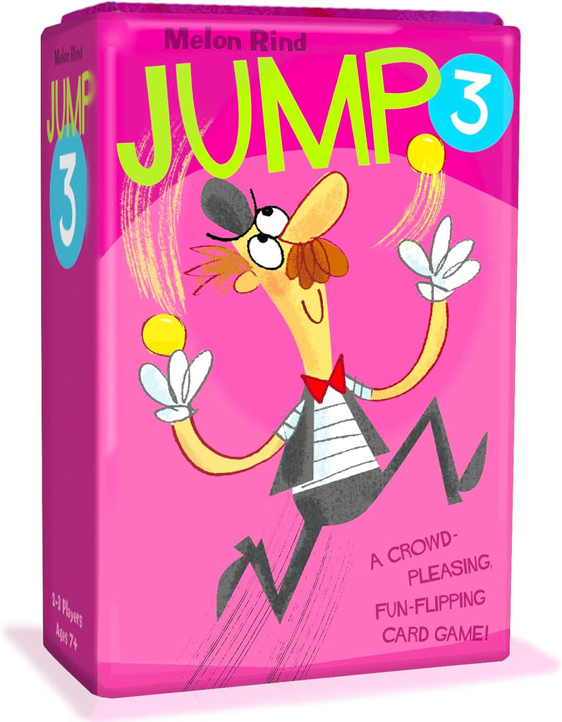 Melon Rind Jump 3, Math Game for Kids Learning Multiples of 3, Lively Card Game, a Fun Math Activity for Boosting Confid