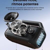 Soundcore Boom 2 by Anker, 80W Outdoor Bluetooth Speaker, 24H Playtime