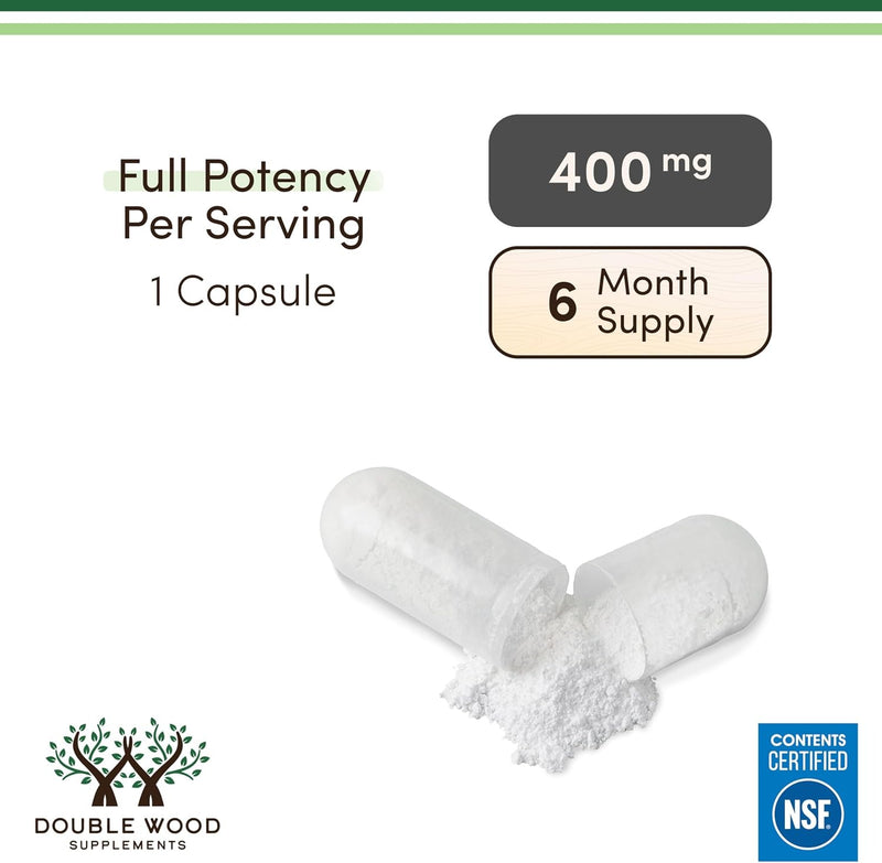 Double Wood Supplements Glicinato de magnesio 400 mg