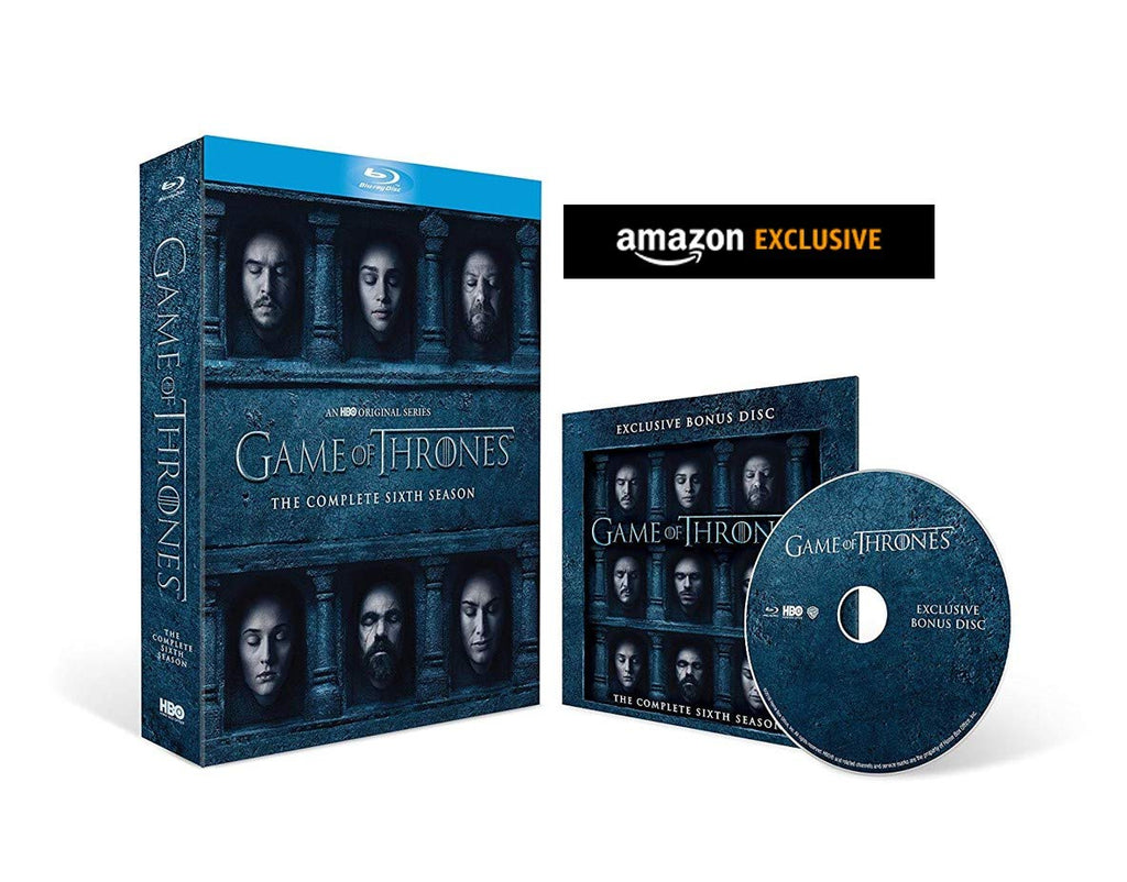 Game of Thrones - Season 6 with Bonus Disc (Exclusive to Amazon.co.uk) [Blu-ray] [Region Free]