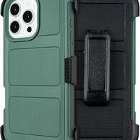 for Defender Case iPhone 16 Pro Max Case with Belt Clip Holster Heavy Duty