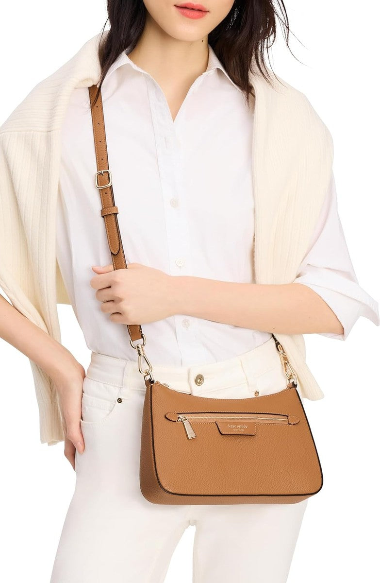 kate spade new york Women's Hudson Pebbled Leather Convertible Crossbody