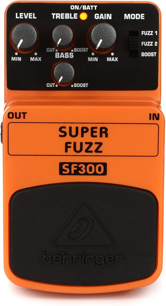 Behringer Super Fuzz Sf300 3-Mode Fuzz Distortion Effects Pedal
