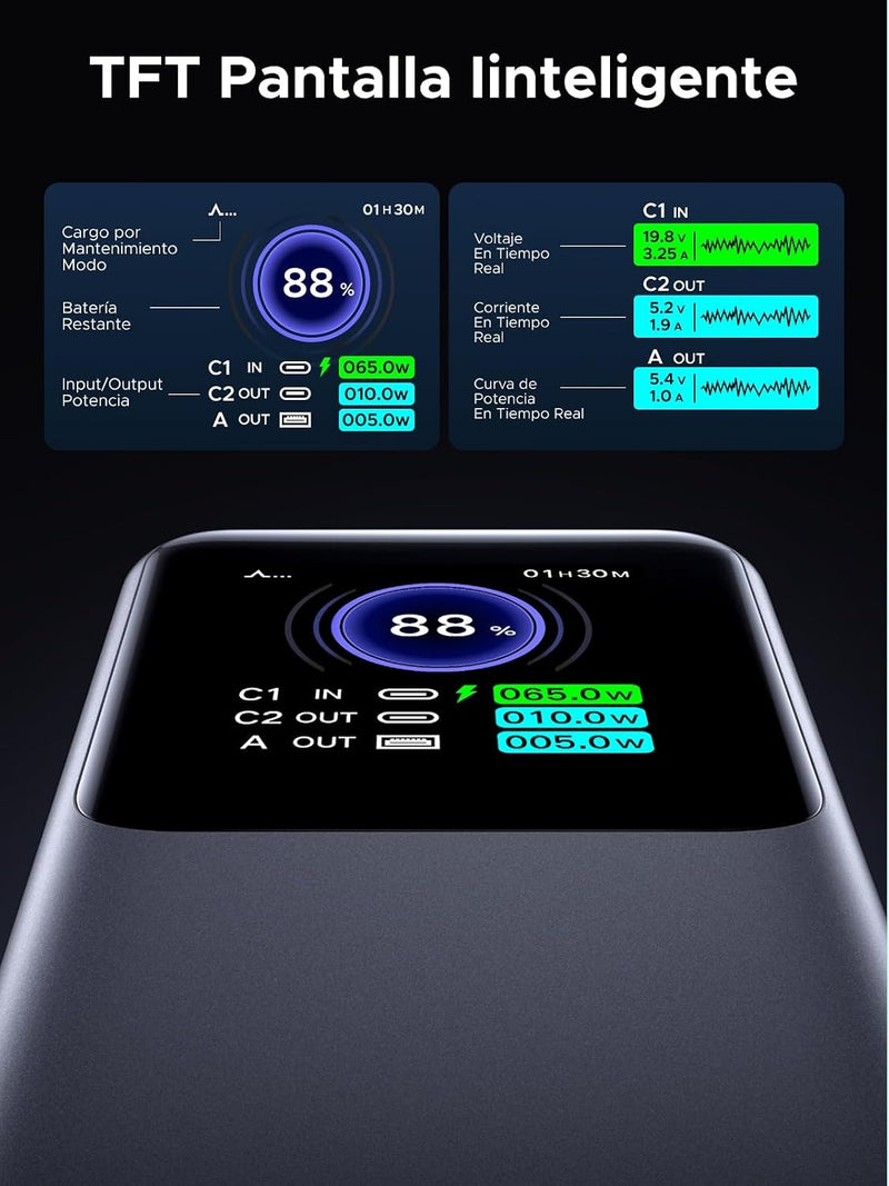 UGREEN Nexode 20000mAh 130W Portable PD Power Bank for MacBook Pro 16