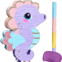 WERNNSAI Seahorse Piñata - Ocean Birthday Decoration Ocean Animal Piñata