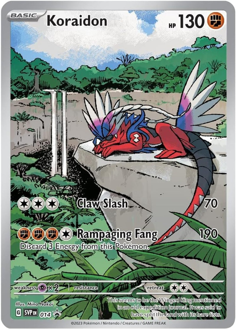 Pokémon TCG: Estuche de Entrenador Élite Scarlet & Violet (Miraidon Púrpura o Koraidon Rojo, Color Aleatorio)