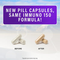 Immuno 150, suplemento para el sistema inmune, repleto de 70 minerales vegetales, 13 vitaminas esenciales y 68 nutrientes adicionales - 150 cápsulas vegetales - Refuerzo inmune para todos los grupos