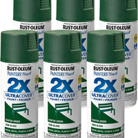 Rust-Oleum Painter's Touch 2X Spray Paint, Semi-Gloss Hunter Green