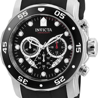 Invicta Men's 6977 Pro Diver Collection Stainless Steel Watch, Blue Dial Black Polyurethane Watch - 48 mm / Blue Dial/Black Polyurethane
