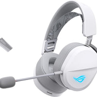 ASUS ROG Pelta Wireless Gaming Headset with Detachable Mic - White