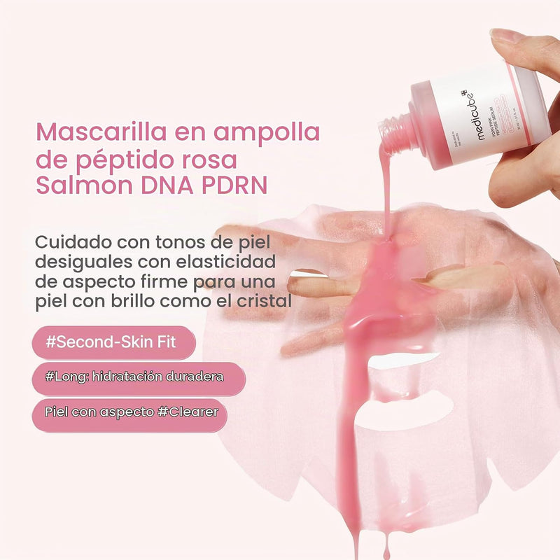 medicube PDRN Pink Peptide Ampoule Sheet Mask 6EA