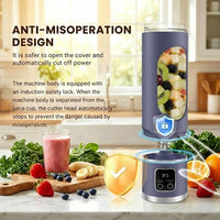 Lilogi Portable Blender, 500ML Blenders for Smoothies with LED Display