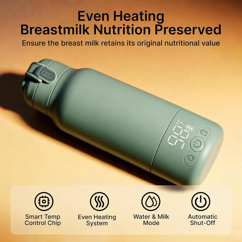 Momcozy Calientabiberones Portátil para Leche Materna de Viaje