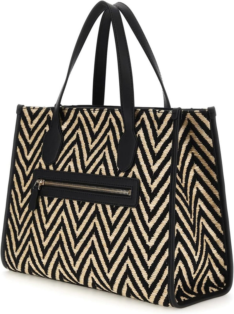 GUESS Silvana Chevron Tote