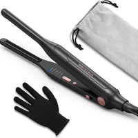 Wavytalk 0.3" Pencil Flat Iron Small Straightener for Short Hair&Pixie Cut