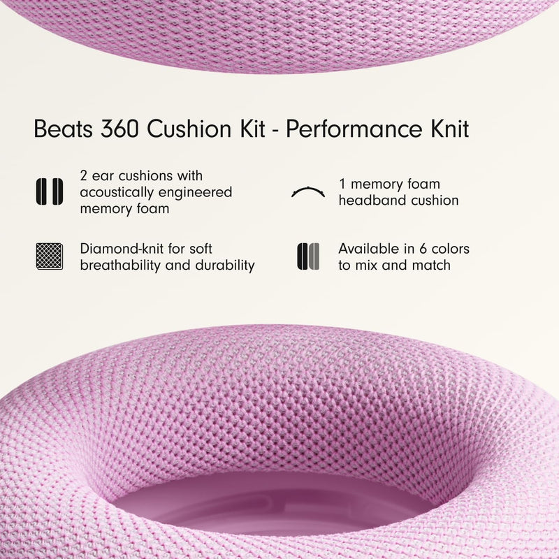 Beats 360 Cushion Kit for Earcups/Headband - Performance Knit, Pink