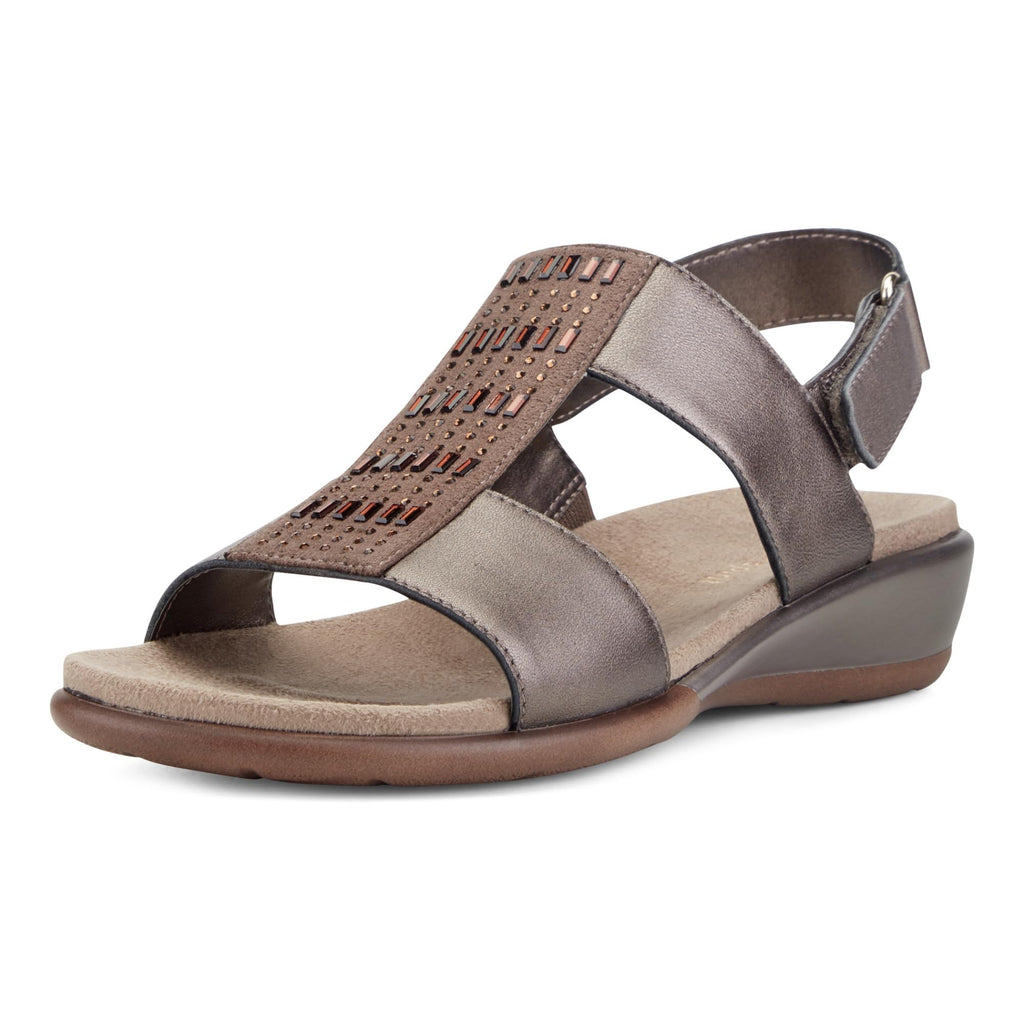 Easy Spirit Hazel Women's Sandal, 5.5 B(M) US, Bronze