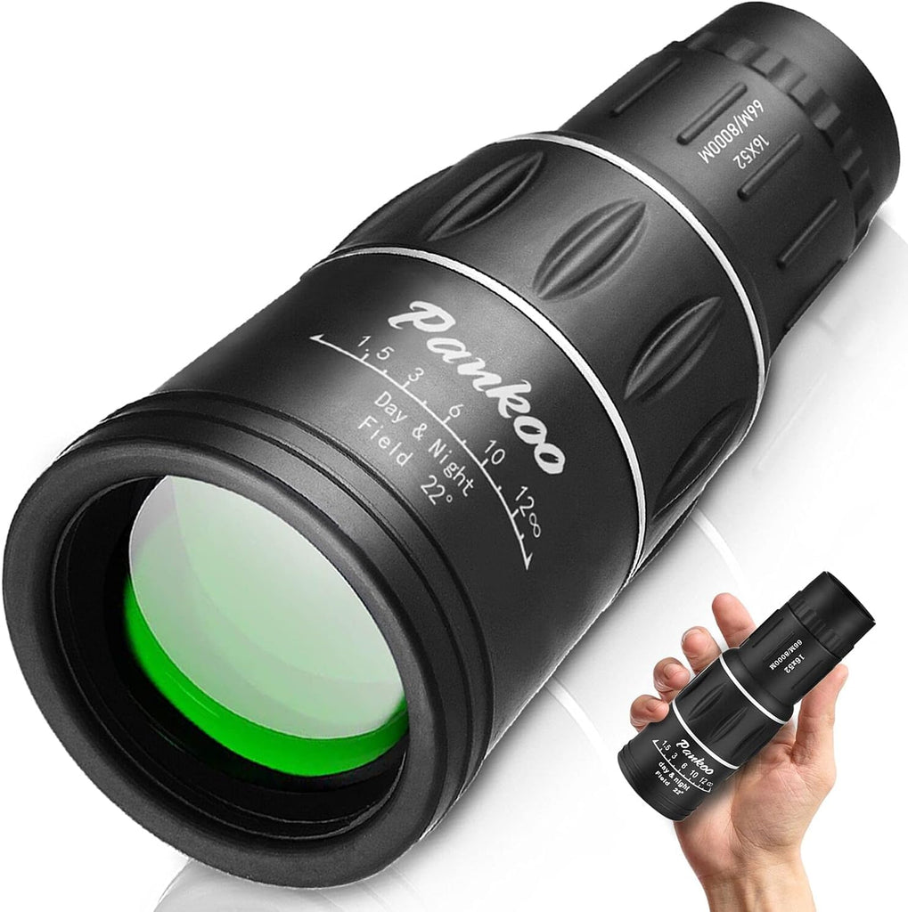 Monocular Telescope High Power 16X52, 2026 Power Prism Compact Monoculars for Adults Kids, Birthday Gifts for Men, Water