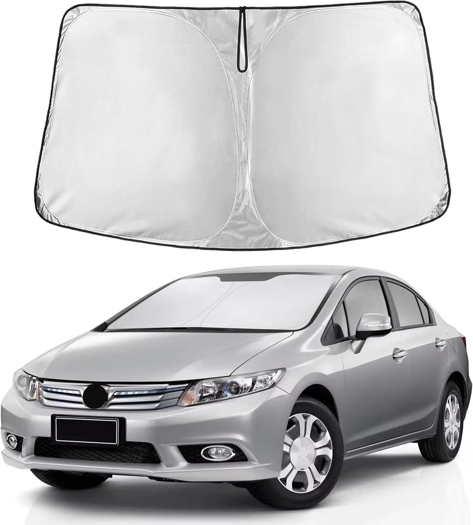 EcoNour Windshield Sunshade Compatible for Honda Civic 2006-2009 2010 2011