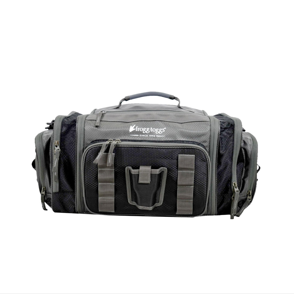 FROGG TOGGS Heavy Duty Fishing Tackle Duffle Bag, Black, 3600