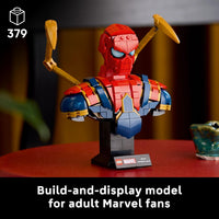 LEGO Marvel Iron Spider-Man Bust Collectible 76326