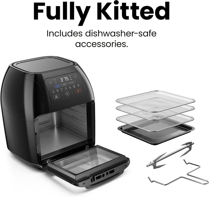 Chefman Multifunctional Digital Air Fryer+ Rotisserie XL 10L