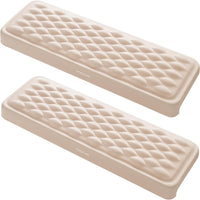 MOSISO Arm Rest for Desk, L-Shaped Desk Elbow Pad for Desk, Apricot