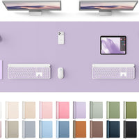 YSAGi Leather Desk Protector, Office Mat, Large Mouse Mat, Non-Slip PU Leather Blotter, Laptop Desk Mat, Waterproof Writ