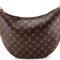 Original, Louis Vuitton Pre-Loved Loop Hobo Reverse Monogram Canvas, Brown