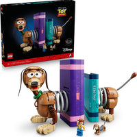 LEGO Disney and Pixar Toy Story Slinky Dog Bookends - Building Set for Adults, Ages 18+ - Disney Gifts for Fans - Bedroom, Shelf or Office Decor - 43301