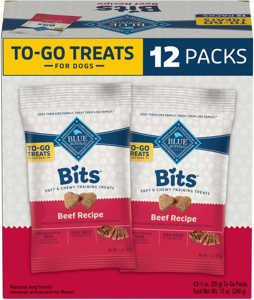 Blue Buffalo Bits Beef Training Treats, 1 oz, 12 ct