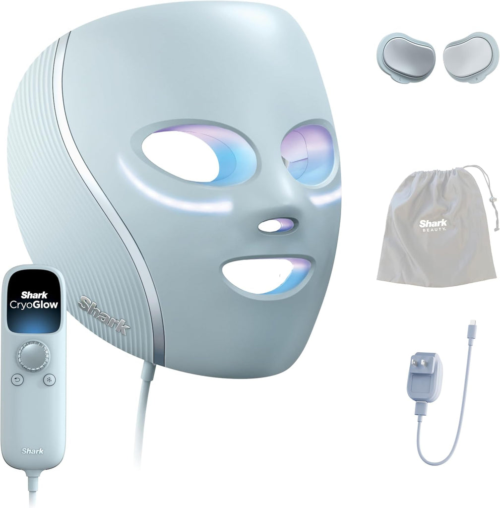 Shark CryoGlow LED Face Mask in Rose Glow, FW312PK