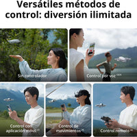 DJI Neo Motion Fly More Combo, Mini Drone with 4K UHD Camera for Adults, 135g Self Flying Drone that Follows You, Palm Takeoff, Subject Tracking, QuickShots, with RC Motion 3 and 3 Batteries