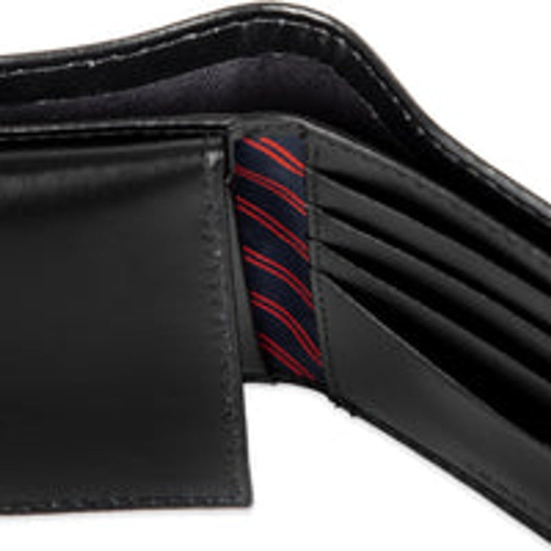Tommy Hilfiger Men's Leather Wallet – Slim Bifold with 6 Credit Card