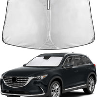 EcoNour Windshield Sunshade Compatible for Mazda CX-9 2016-2024 2025 2026