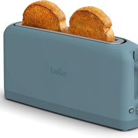 bella Fits-Anywhere™ 2-Slice Slim Toaster, Long Slot & Extra Wide, Surf