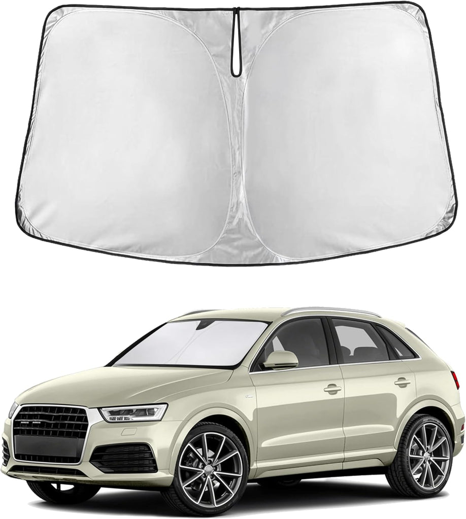 EcoNour Windshield Sunshade Compatible for Audi Q3 2013-2016 2017 2018