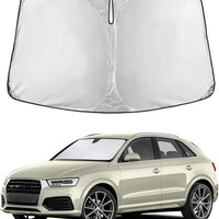 EcoNour Windshield Sunshade Compatible for Audi Q3 2013-2016 2017 2018