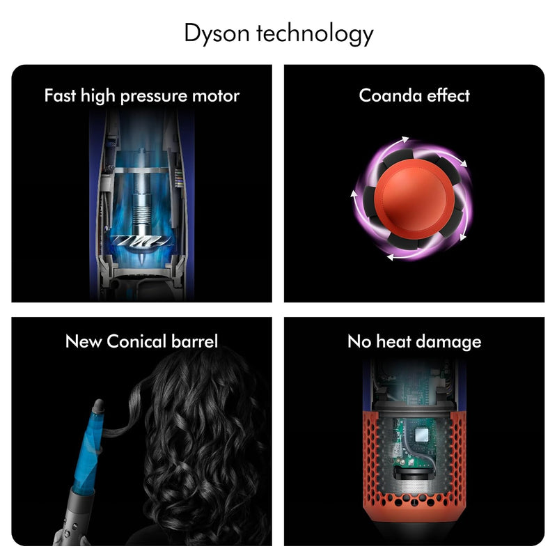 Dyson Airwrap i.d. - Moldeador Multifuncion y Secador con Bluetooth, Liso+Ondulado