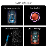 Dyson Airwrap i.d. - Moldeador Multifuncion y Secador con Bluetooth, Liso+Ondulado