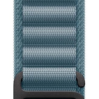Apple Watch Band - Alpine Loop - 49mm - Light Blue - Medium - Black Titanium Finish