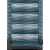 Apple Watch Band - Alpine Loop - 49mm - Light Blue - Large - Black Titanium Finish