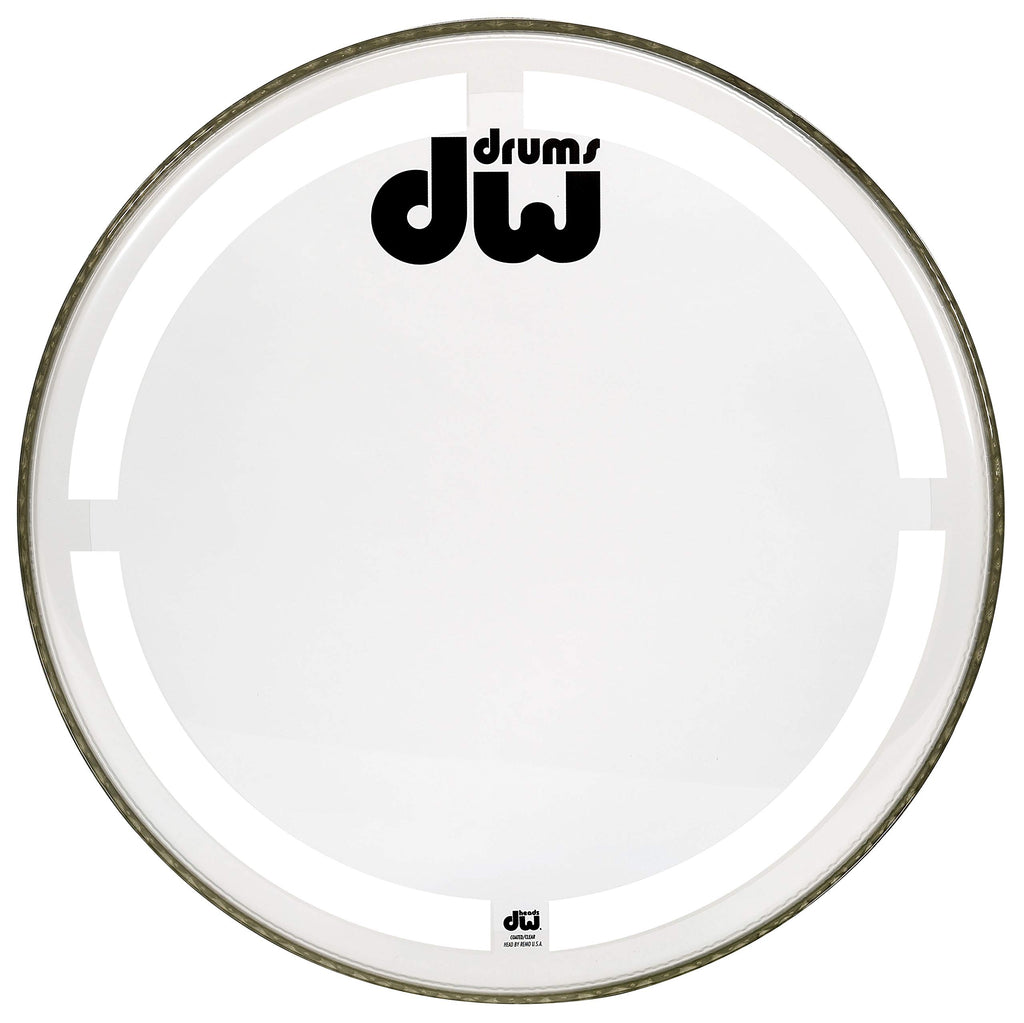 Drum Workshop Coated Clear Bass Drum Head, 18 inch