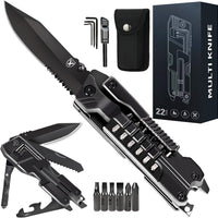 Titorld Multitool Pocket Knife Folding Knife for Men 21 in 1, Fathers Day, Anniversary Birthday Gifts for Men Dad Him Hu