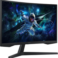 Samsung 32" Odyssey G55C Series QHD 1000R Curved Gaming Monitor, 1ms(MPRT), HDR10, 165Hz, AMD Radeon FreeSync, Eye Care, Glare Free, Sharp Resolution LS32CG550ENXZA