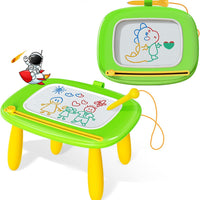 Kikidex Magnetic Drawing Board, Toddler Girl Toys for 1-3 Year Old, Doodle Board Pad Learning and Educational Toys for 1