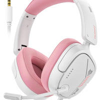 NUBWO HG04L Gaming Headset for PS5/PS4, Xbox Series X S, Switch - Pink