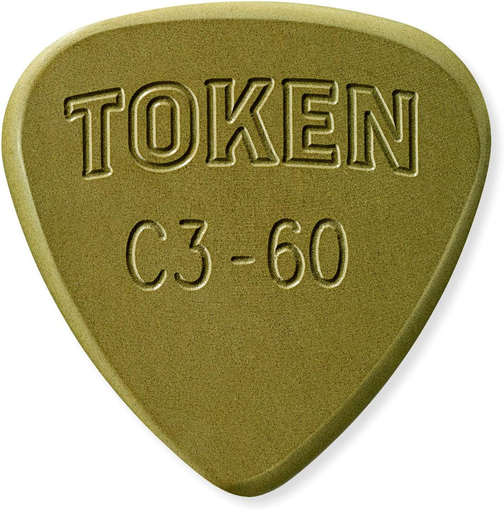 Token C3-60 Two-Round Torlon Guitar Pick, 1.5 mm (single pick)