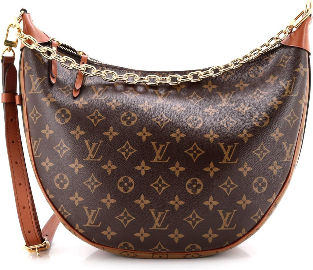 Louis Vuitton, Pre-Loved Loop Hobo Reverse Monogram Canvas, Brown