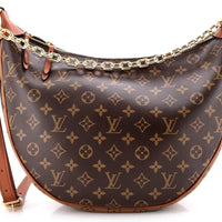 Louis Vuitton, Pre-Loved Loop Hobo Reverse Monogram Canvas, Brown